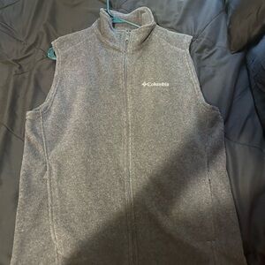 Columbia Charcoal Fleece Vest S